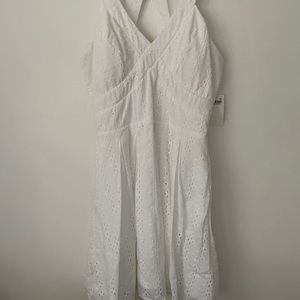 White Sundress with Built in Cups